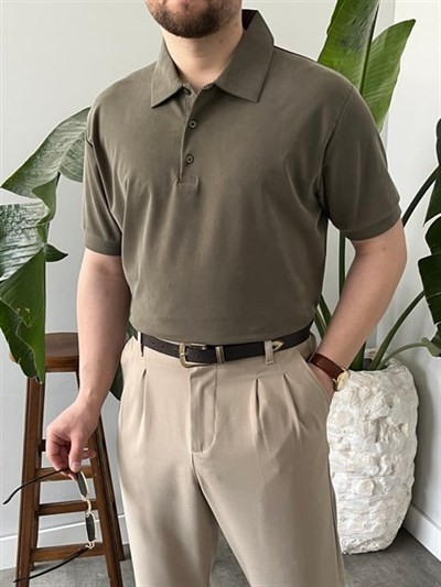 Koyu Yeşil  Modal Kumaş Basic Tişört