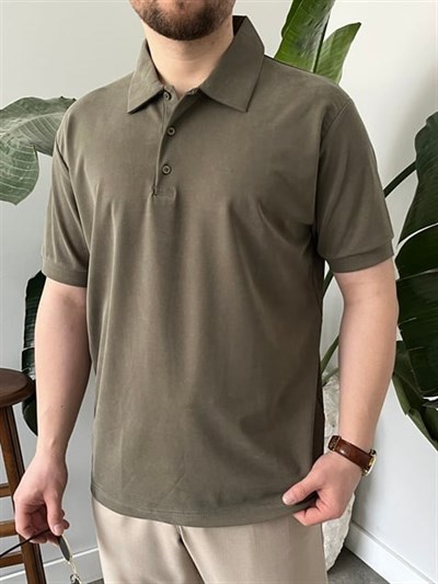 Koyu Yeşil  Modal Kumaş Basic Tişört