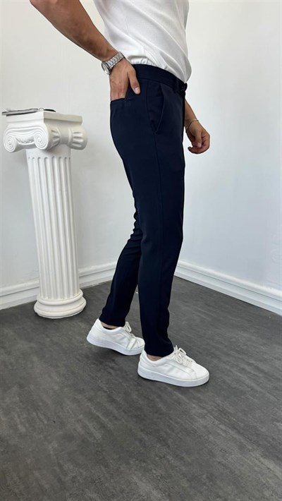 LM Klasik Slimfit Kumaş Pantolon Lacivert