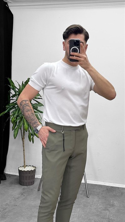 MR Basic Triko Tişört Beyaz