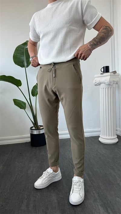MR Duble Paça Jogger Haki Yeşili