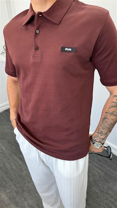 MR Polo Yaka Tişört Kahverengi