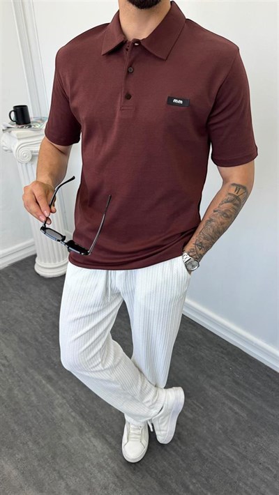 MR Polo Yaka Tişört Kahverengi