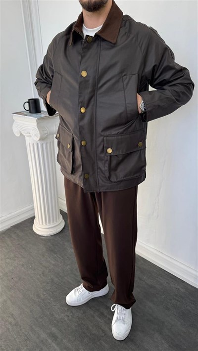 MR Premium Barbour Mont Kahverengi