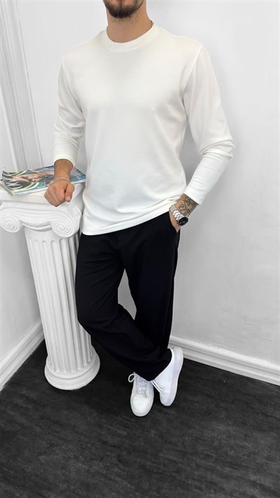 Oysho Kumaş Sweatshirt Beyaz