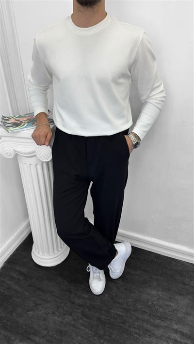 Oysho Kumaş Sweatshirt Beyaz