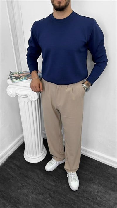 Oysho Kumaş Sweatshirt Lacivert