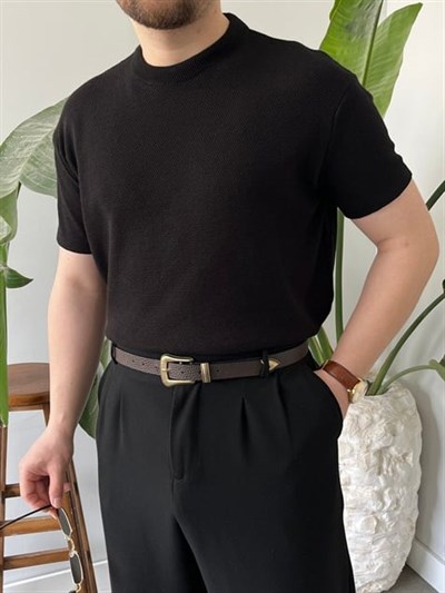 Pirinç Örgülü Basic Triko
