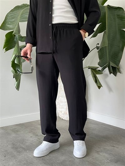 Siyah Premium Modal Oversize Takım