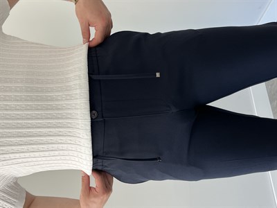 Premium Rahat Kalıp Lacivert  Kumaş Pantolon 