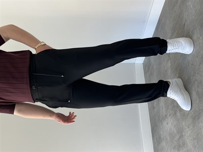 Premium Rahat Kalıp Siyah  Kumaş Pantolon 