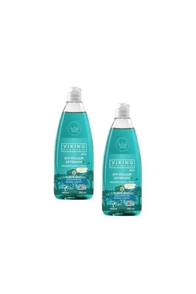 Premium Bulaşık Deterjanı Fesleğen & Limon 750 ml 2 Adet