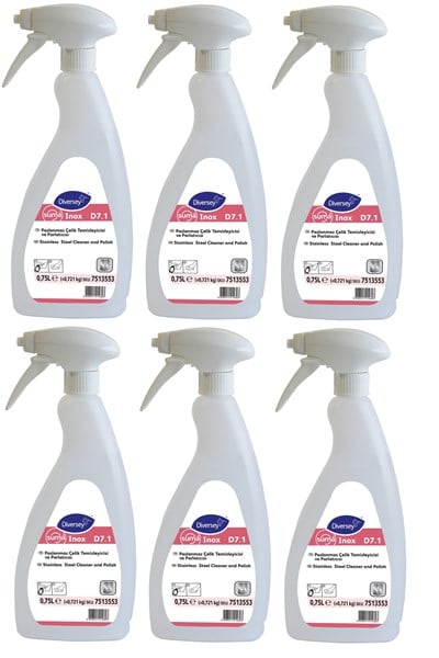 Suma Inox D7.1 Paslanmaz Çelik Temizleyici Ve Parlatıcısı 6 Adet