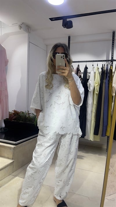 Bella Güpür Oversize Takım