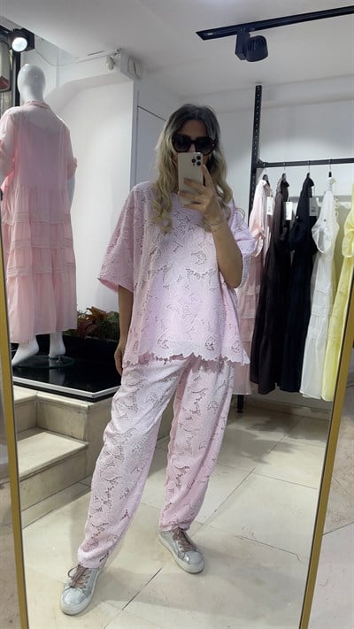 Bella Güpür Oversize Takım
