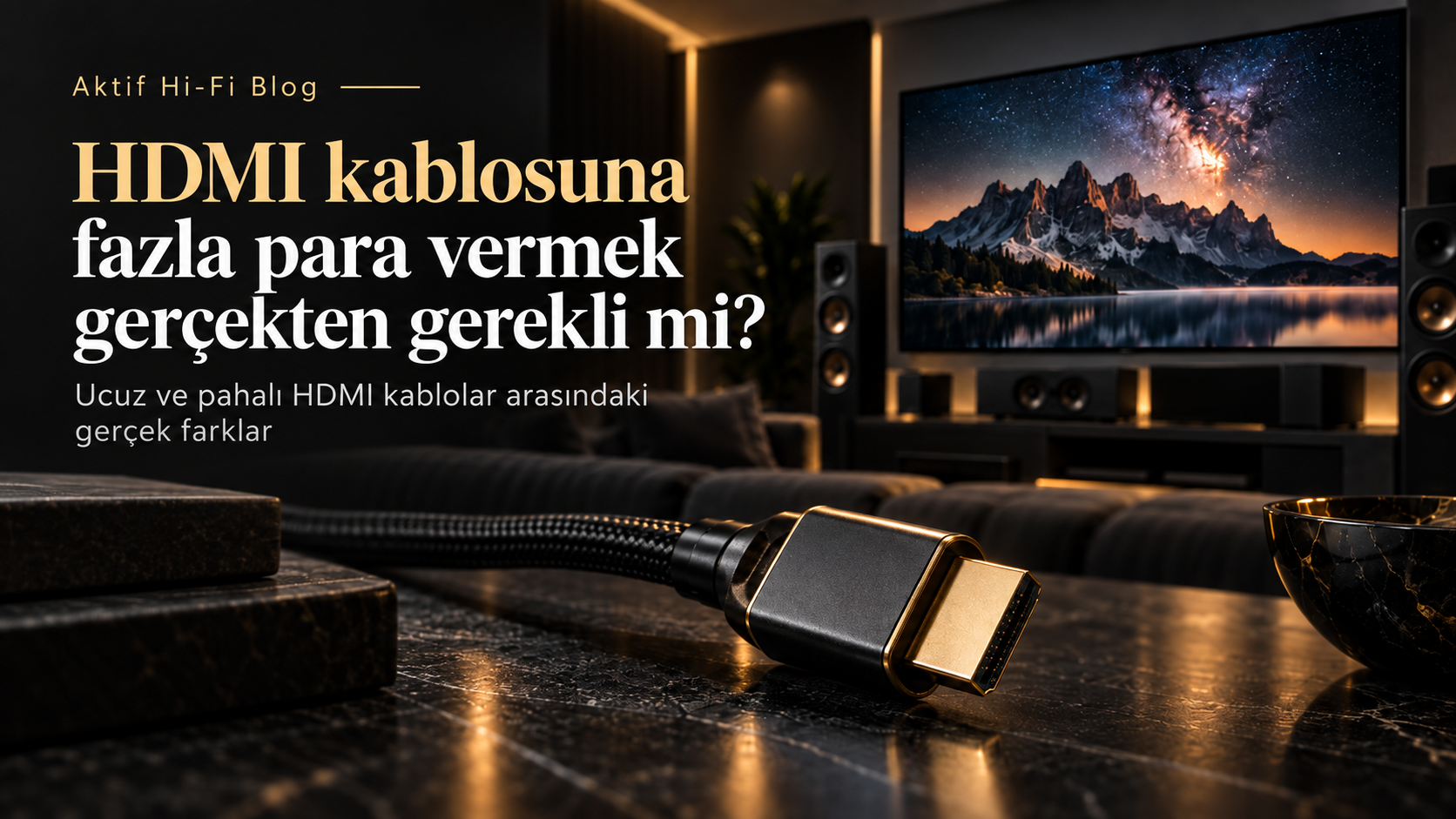 HDMI Kabloya Fazla Para Vermek Gerekir mi? | Aktif Hifi