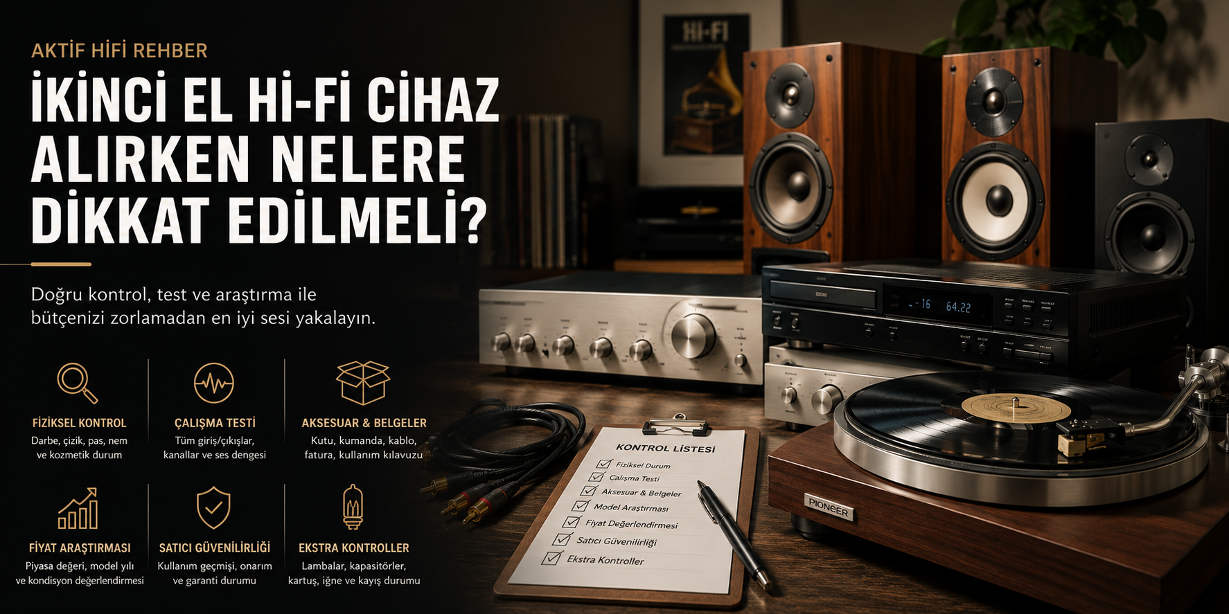 İkinci El Hi-Fi Cihazı Alırken Dikkat Edilmesi Gerekenler