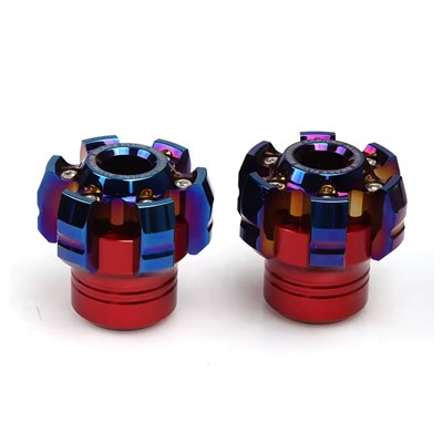 Kırmızı Speedfight 4 50 Speedfight 4 125 150 Motosiklet Aks Anti-düşme Kapağı Ön Amortisör Çatal Direnç Fincan Parçaları (Çift)