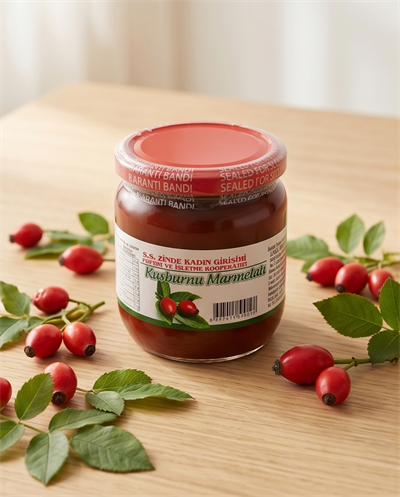 ZİNDE KOOP. GLUTENSİZ KUŞBURNU MARMELATI 450 G