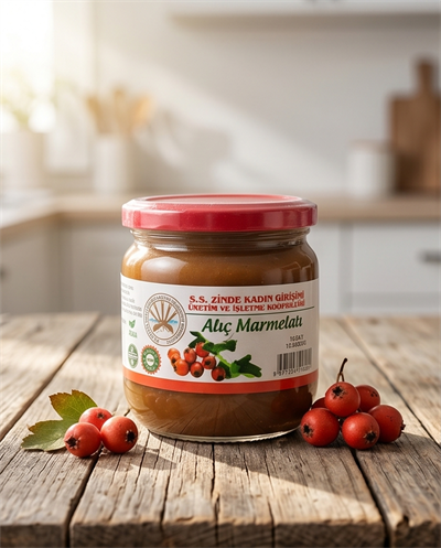 ZİNDE KOOP. GLUTENSİZ ALIÇ MARMELATI 450 G