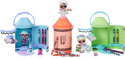 ADO-ILL505273 LOL TOTS CRAYOLA 8 STAND