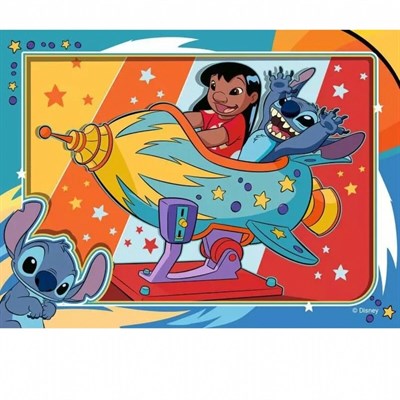 ADO-RPX120010692-S 4 IN BOX PUZZLE WD STITCH 1 STAND