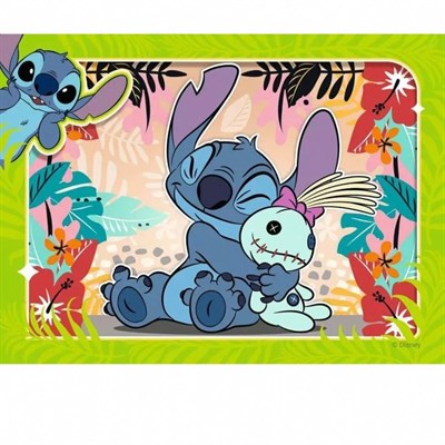 ADO-RPX120010692-S 4 IN BOX PUZZLE WD STITCH 1 STAND