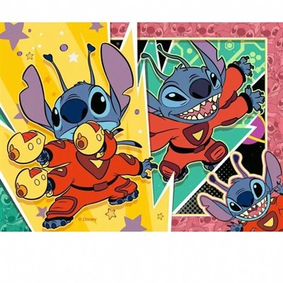 ADO-RPX120010692-S 4 IN BOX PUZZLE WD STITCH 1 STAND