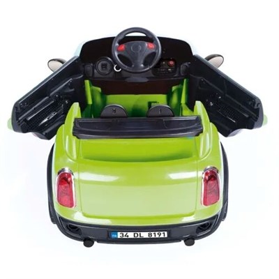 DOLU-8295 RIDE ON 12 V AKULU ARABA KUMANDALI ACIK YESIL 1