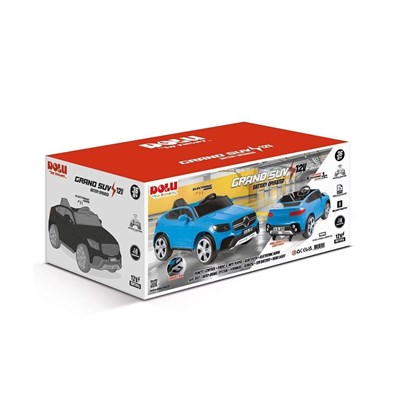 DOLU-8498 GRAND SUV MAVI 12 V KUMANDALI AKULU  ARABA 1