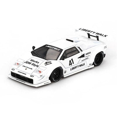 EKC-MGT00966-BL MINI GT 1/64 LAMBORGHINI COUNTACH LB WORKS WHI 24