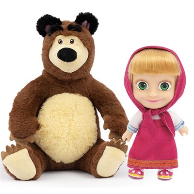 GPH-MHA21000 MASHA KOCA AYI 20CM PELUS 12CM 6