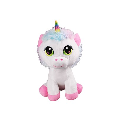 HAL-PL62218 35 CM PEMBE MAVI PATILI UNICORN 24