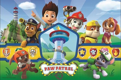 HD-16351 TREFL 100 PAW PATROL HEROES TEAM 12