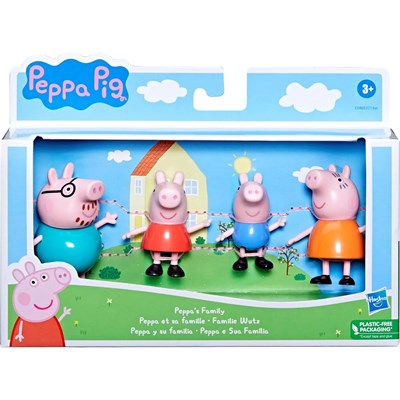 INT-F2171 PEPPA PIG VE AILESI DORTLU FIGUR SETI 4