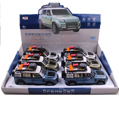 KZL-0783-346 RANGE ROVER  1:24 ISIKLI SESLI 6LI BOX  - 24