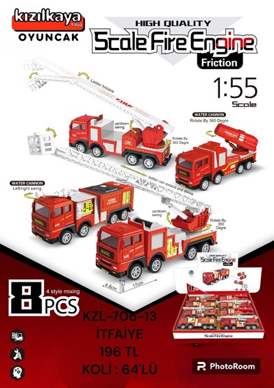 KZL-706-13 ITFAIYE SURTMELI 4 ASS 96-64