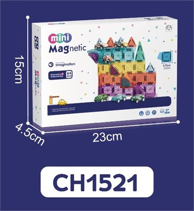 KZL-CH1521 MANYETIK BLOCK ARABALI 3.75CM 64PCS 24