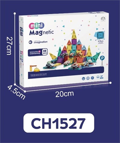 KZL-CH1527 MANYETIK BLOCK ARABALI 3.75CM 88 PCS 18