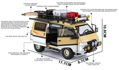 KZL-M357 KUT 1:24 MITSUBISHI DELICA 24