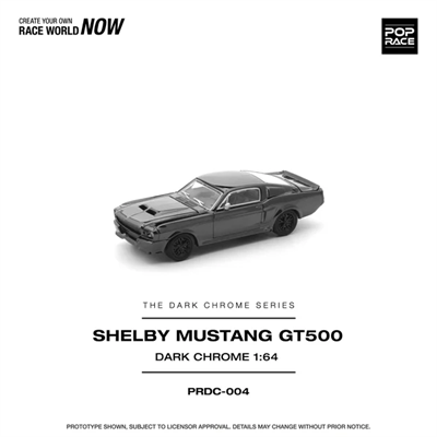 KZL-PRDC004 SHELBY MUSTANG GT500 DARK CHROME 48