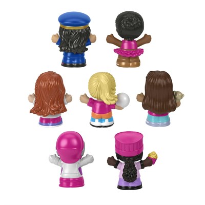 MATE-HCF58 LITTLE PEOPLE BARBIE FIGURLERI 4