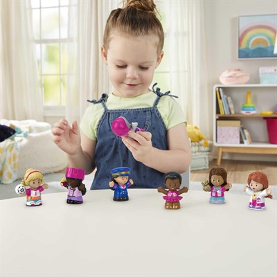 MATE-HCF58 LITTLE PEOPLE BARBIE FIGURLERI 4