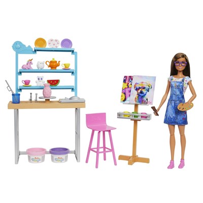 MATE-HCM85 BARBIE NIN SANAT EVI OYUN SETI 3