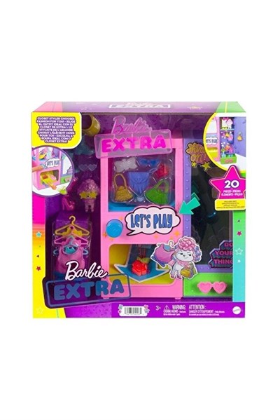 MATE-HFG75 BARBIE EXTRA KIYAFET OTOMATI OYUN SETI 2