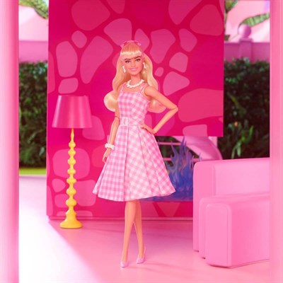 MATE-HPJ96 BARBIE PEMBE ELBISELI BEBEK 3