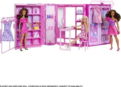 MATE-HXD58 BARBIE RUYA GARDROBU VE BEBEK 1