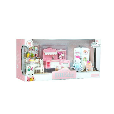 MEGA-06617 MINI TAVSAN BUYUK MUTFAK SET 12