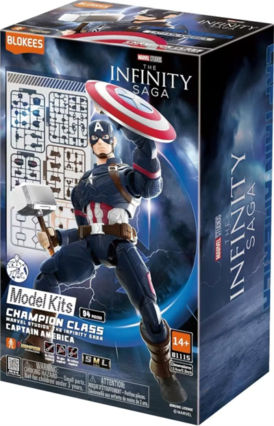 MEGA-81115 MARVEL CHAMPIONCLASS CAPTAIN AMERICA 6