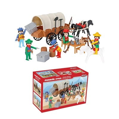 PLS-04-003 MINI MEKANIK SERISI 3 KOVBOY ARABASI 6